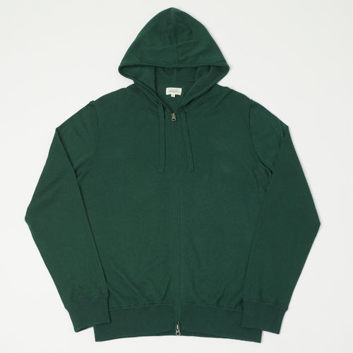 Hartford Lightweight Knitted Hoodie - Forest