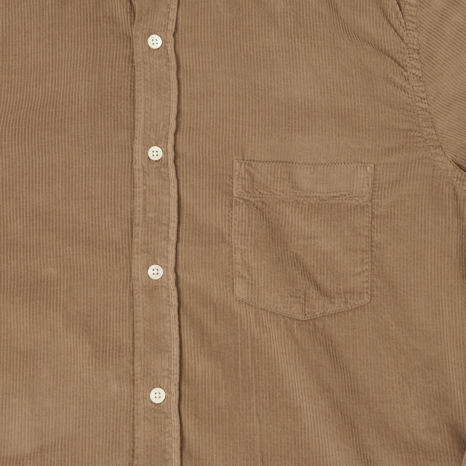 Hartford 'Paul' Light Corduroy Shirt - Camel