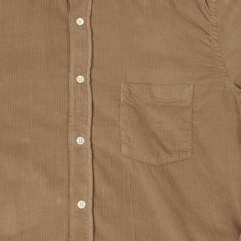 Hartford 'Paul' Light Corduroy Shirt - Camel