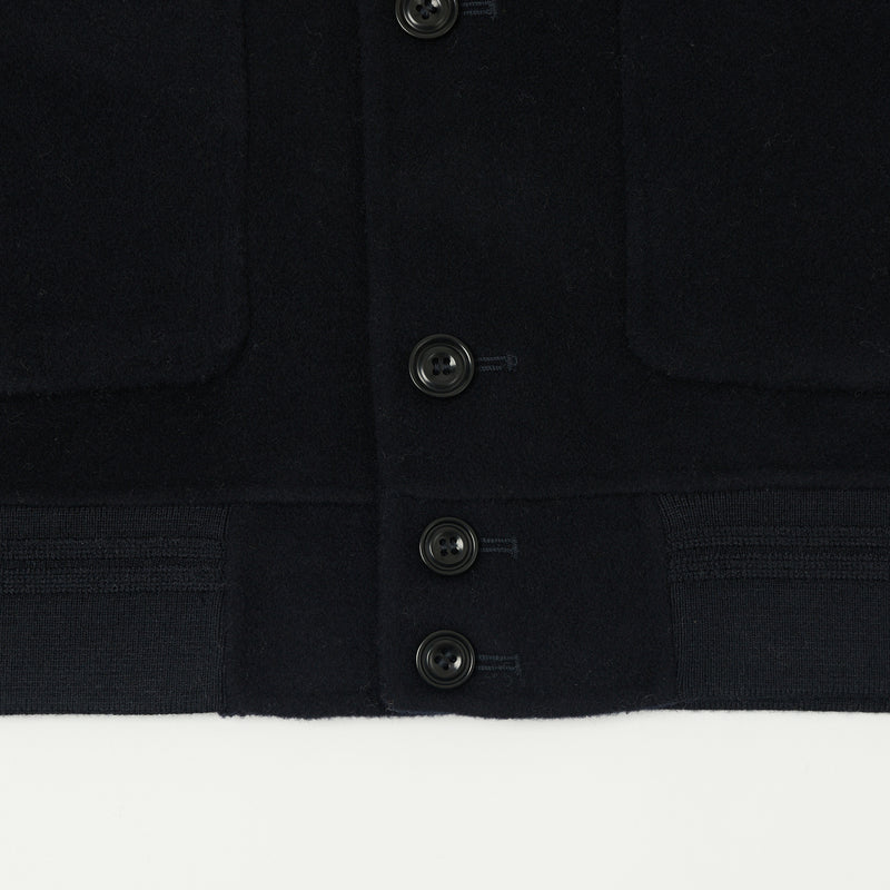 Hartford 'Douglas' Wool Jacket - Navy