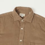 Hartford 'Paul' Light Corduroy Shirt - Camel