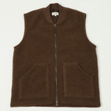 Hartford Knitted Wool Vest - Hazelnut