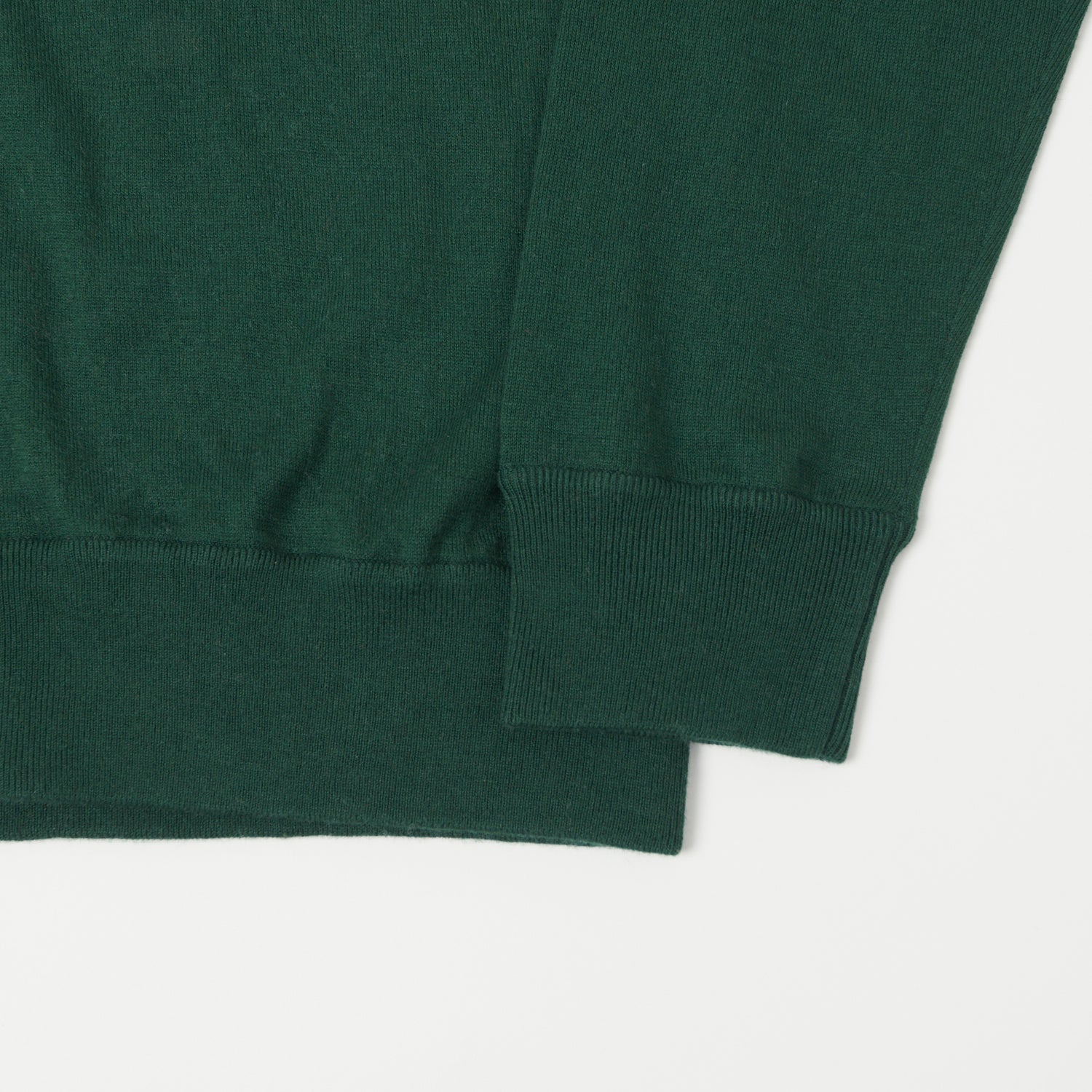 Hartford Lightweight Knitted Hoodie - Forest