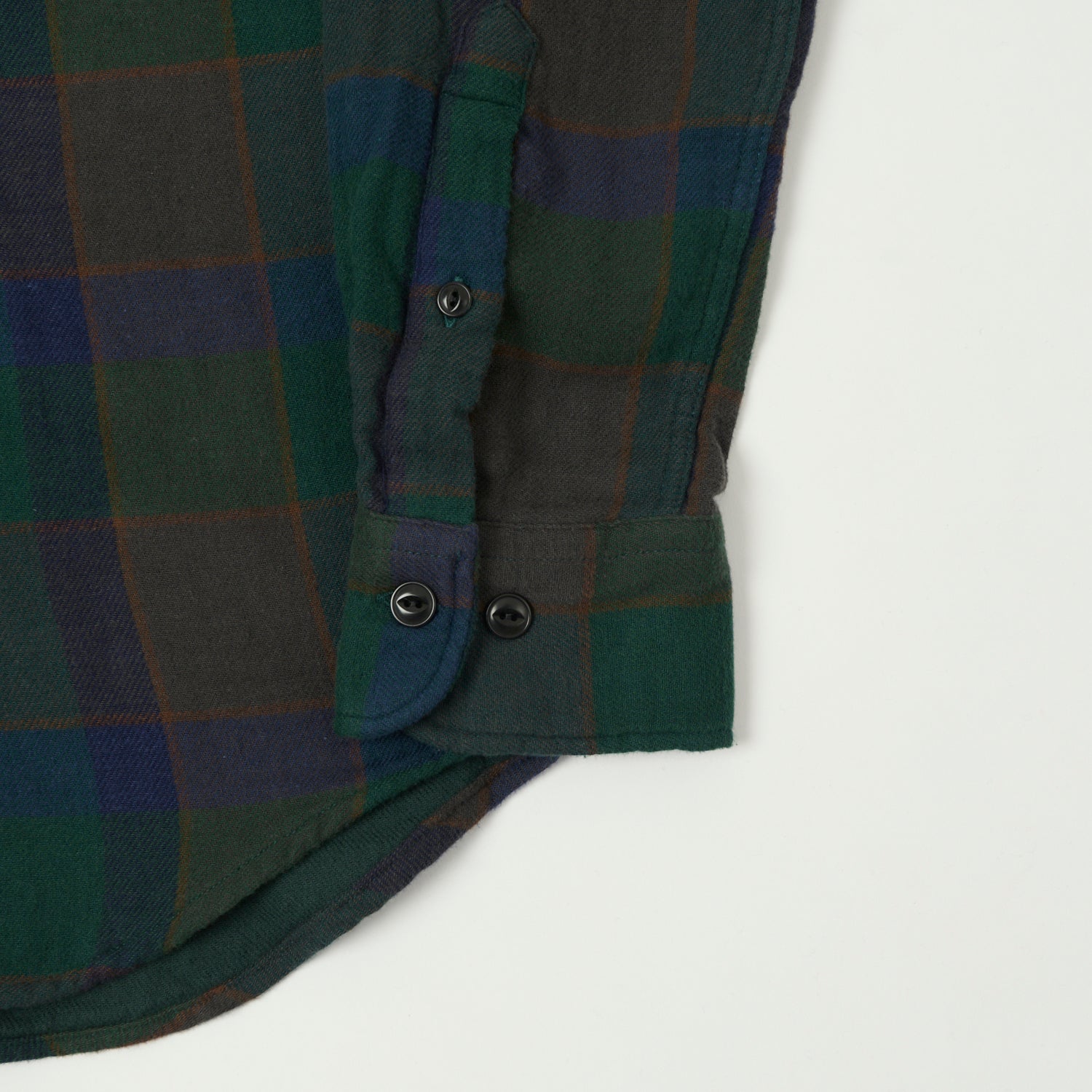 Hartford Buffalo Check Flannel Shirt - Green