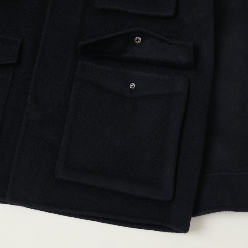 Hartford 'Jake' Wool Field Jacket - Navy