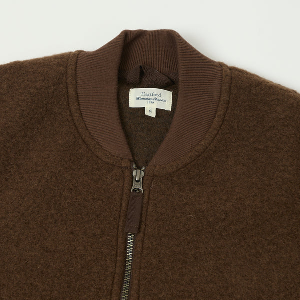 Hartford Knitted Wool Vest - Hazelnut