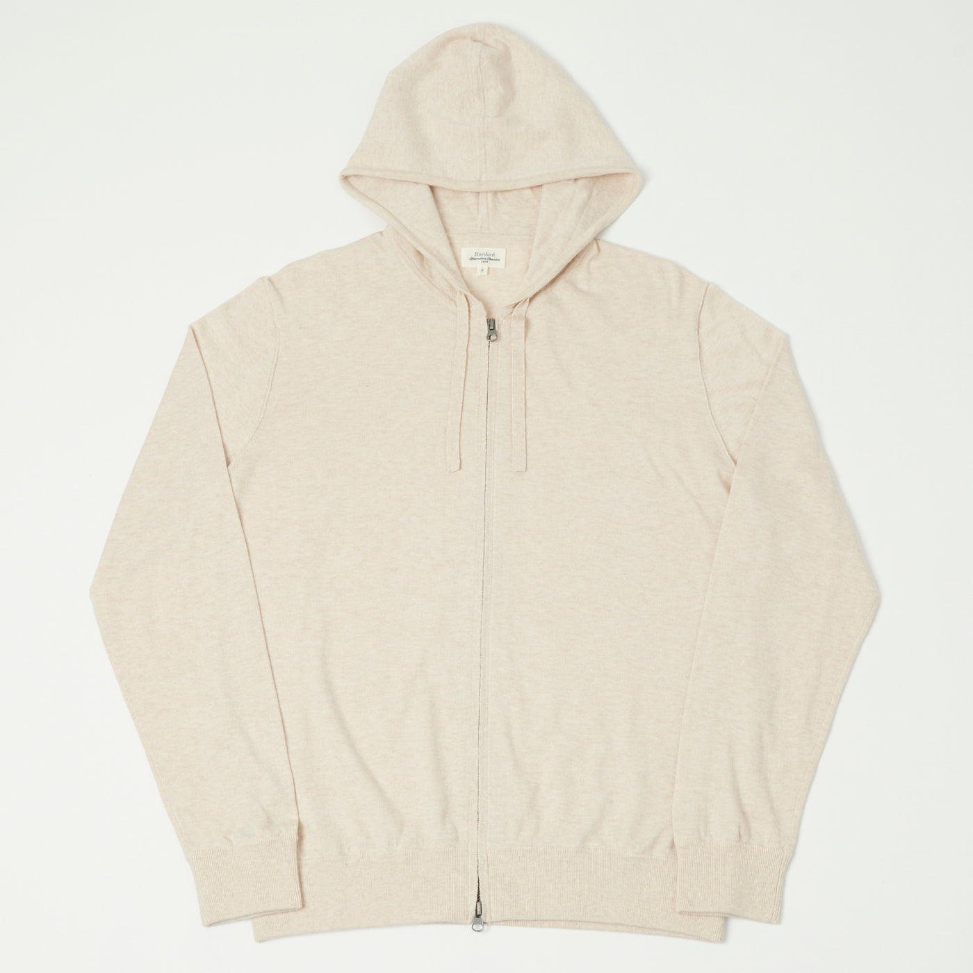 Hartford Lightweight Knitted Hoodie - Sand