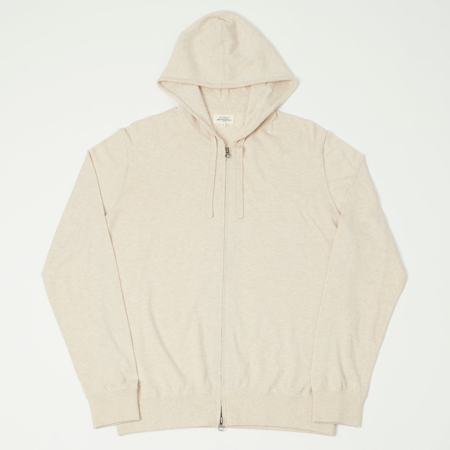 Hartford Lightweight Knitted Hoodie - Sand