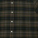 Hartford 'Paul' Check Flannel Shirt - Green/Black