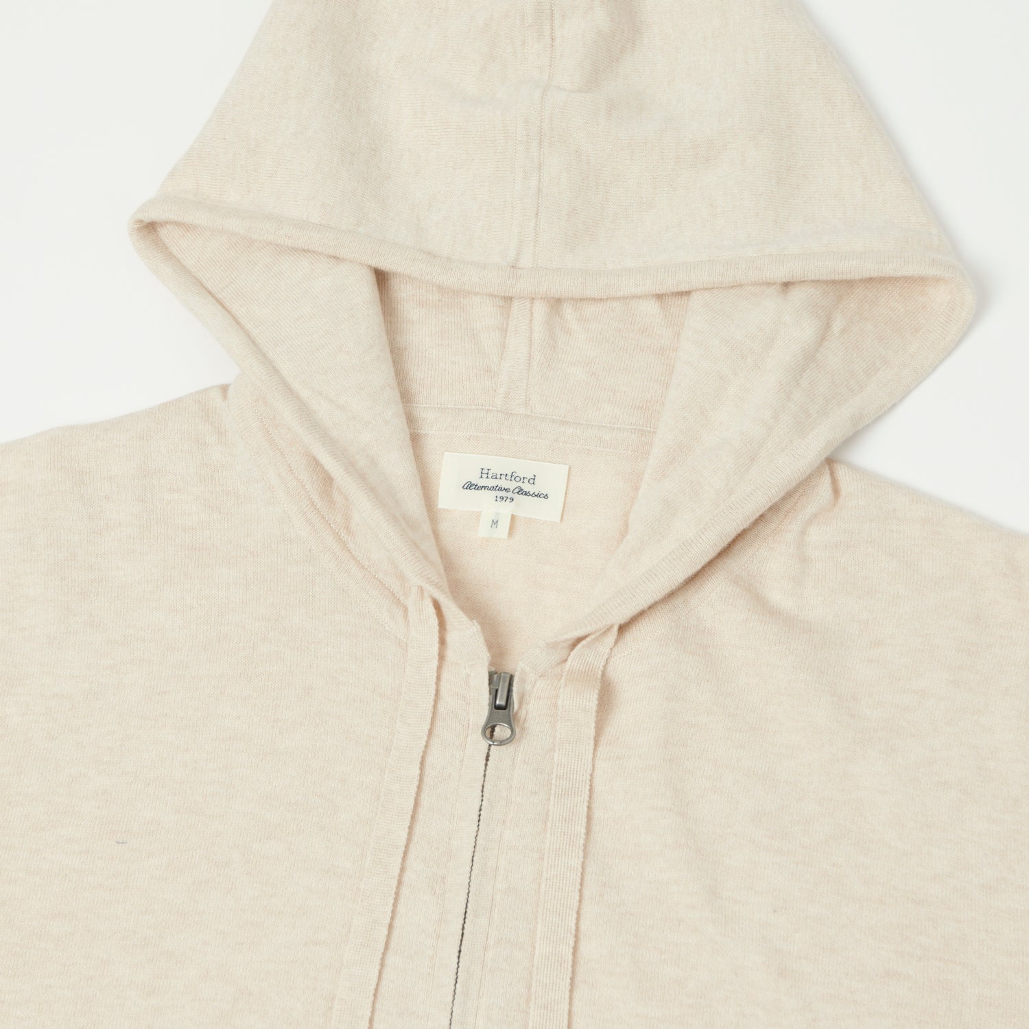 Hartford Lightweight Knitted Hoodie - Sand
