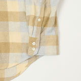 Hartford 'Paul' Check Flannel Shirt - Yellow/Grey