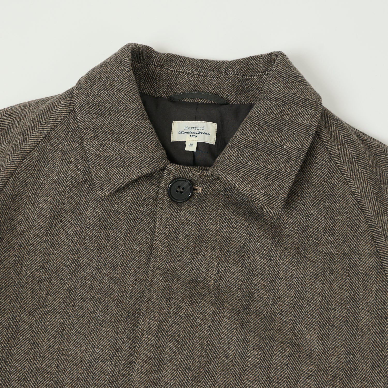 Hartford 'Calvin' Raglan Sleeve Coat - Brown