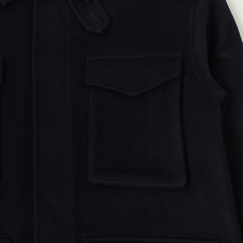 Hartford 'Jake' Wool Field Jacket - Navy