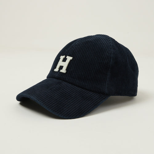 Hartford 'H' Corduroy Baseball Cap - Navy