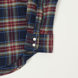 Hartford 'Paul' Check Flannel Shirt - Indigo/Jade