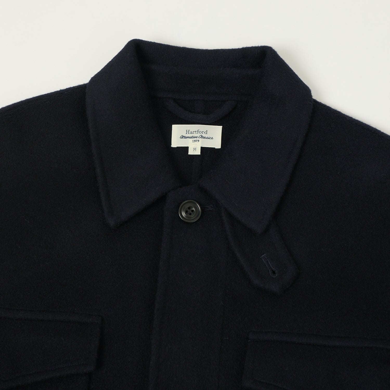 Hartford 'Jake' Wool Field Jacket - Navy