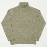 Hartford Donegal Roll Neck Jumper - Lichen