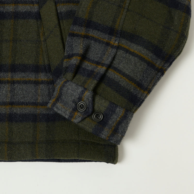 Hartford 'Dusty' Woven Jacket - Forest Green