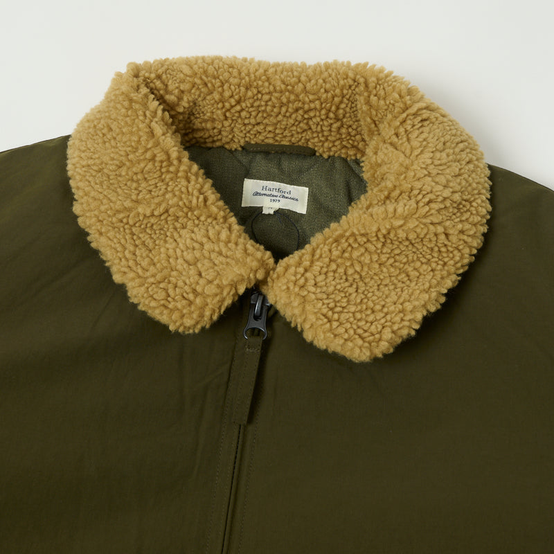 Hartford 'Doe' Woven Jacket - Dark Olive