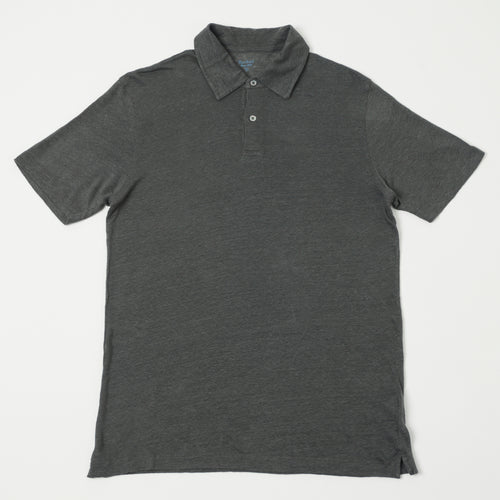 Hartford Linen Polo Shirt - Thunder
