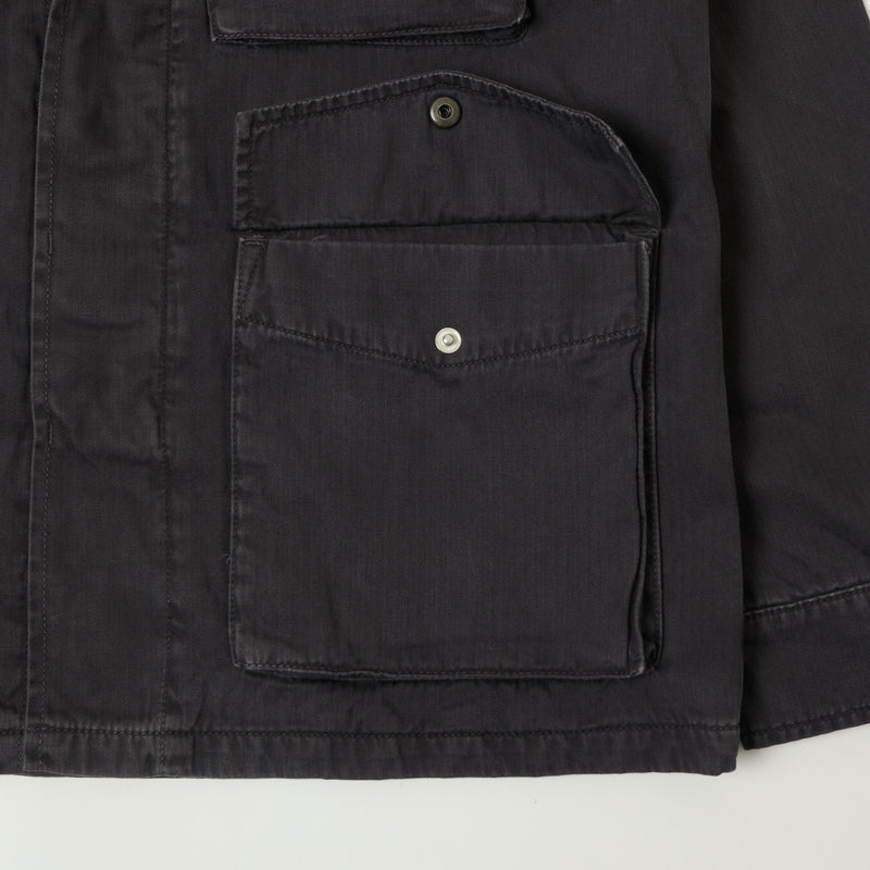 Hartford 'Jared' Woven Jacket - Carbone