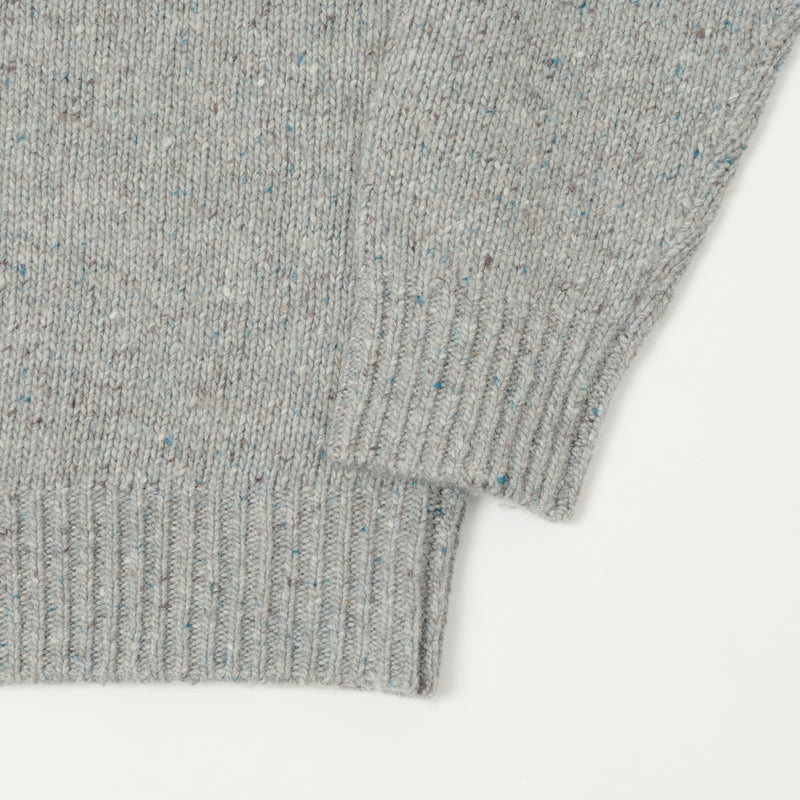 Hartford Donegal Roll Neck Jumper - Flannel