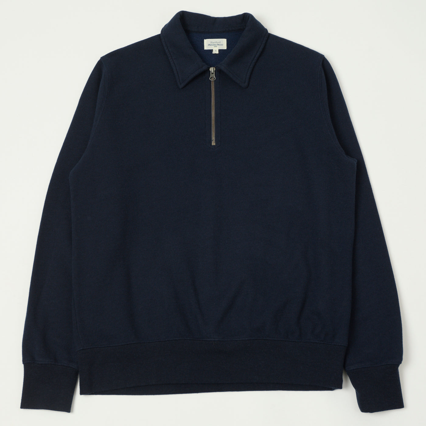 Hartford Quarter Zip Polo Shirt - Dark Marine