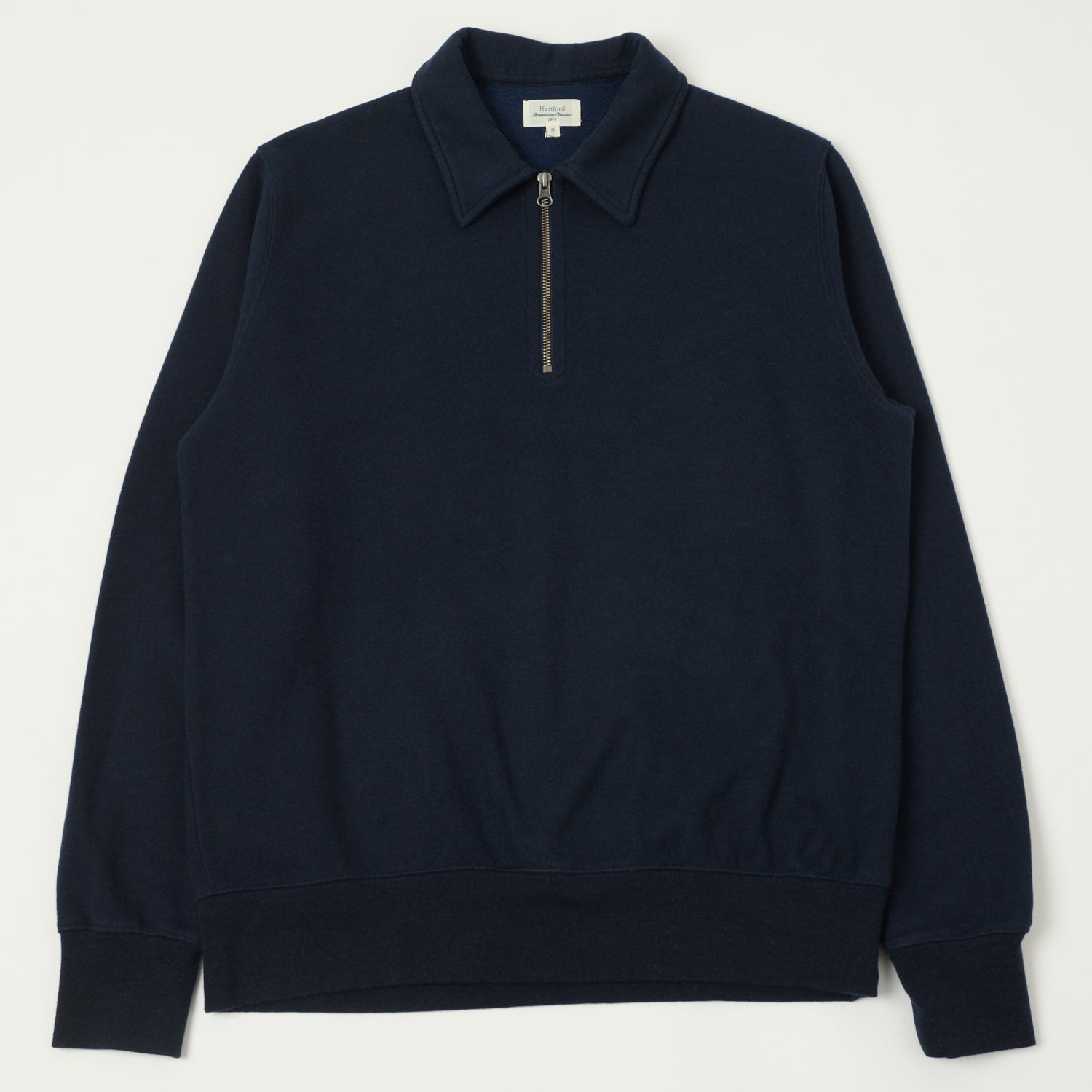 Hartford Quarter Zip Polo Shirt - Dark Marine