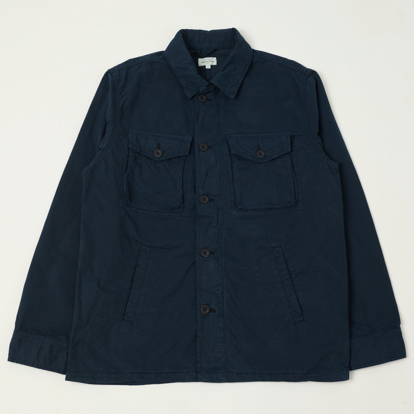 Hartford 'Jonah' Military Worker Jacket - Blue