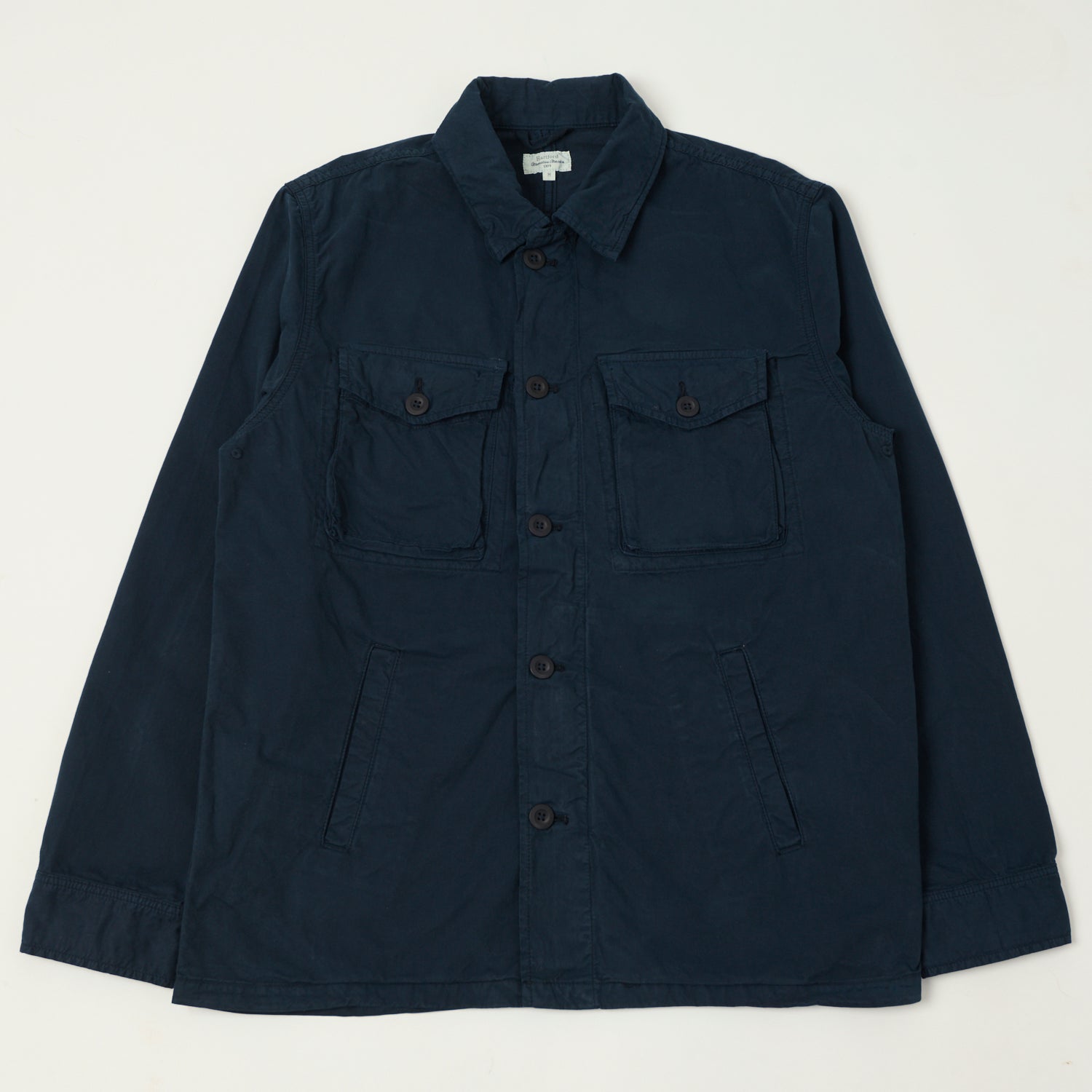 Hartford 'Jonah' Military Worker Jacket - Blue