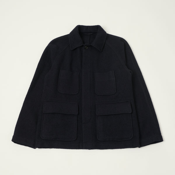 Hartford 'Parton' Boiled Wool Jacket - Navy – SON OF A STAG