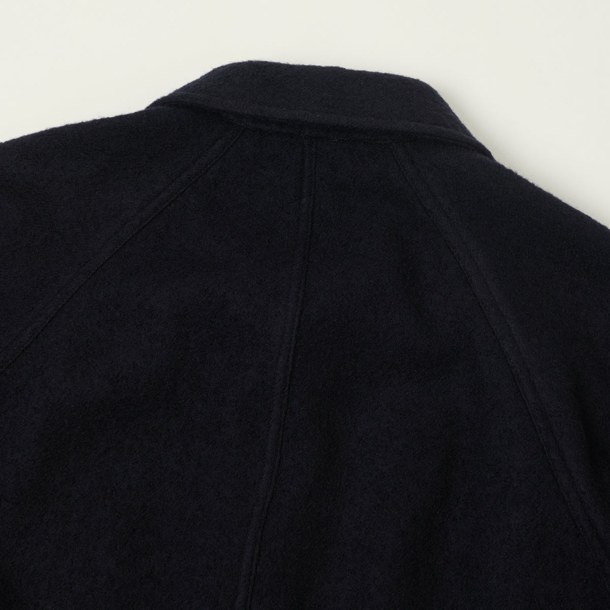 Hartford 'Parton' Boiled Wool Jacket - Navy