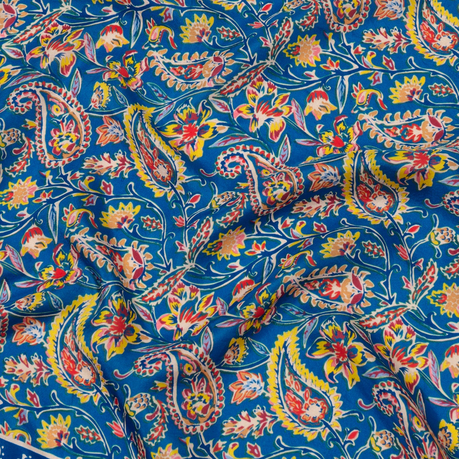 Hartford Bright Paisley Bandana - Blue