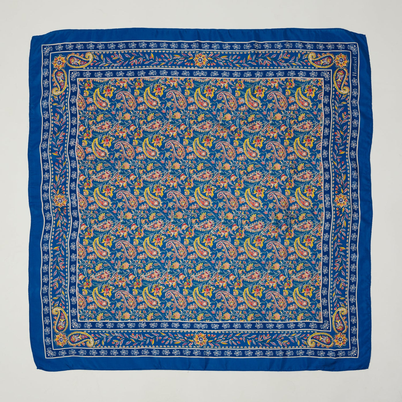 Hartford Bright Paisley Bandana - Blue
