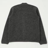 Hartford 'David' Knitted Wool Jacket - Charcoal