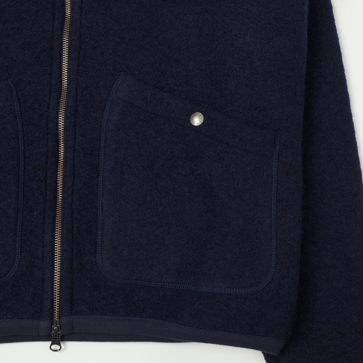 Hartford 'David' Knitted Wool Jacket - Navy – SON OF A STAG