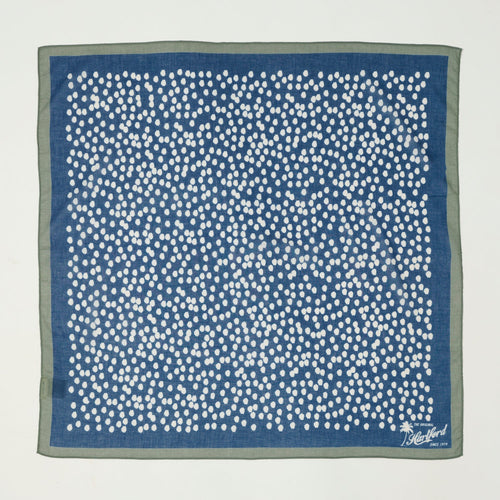Hartford Dots Bandana  - Ink Blue
