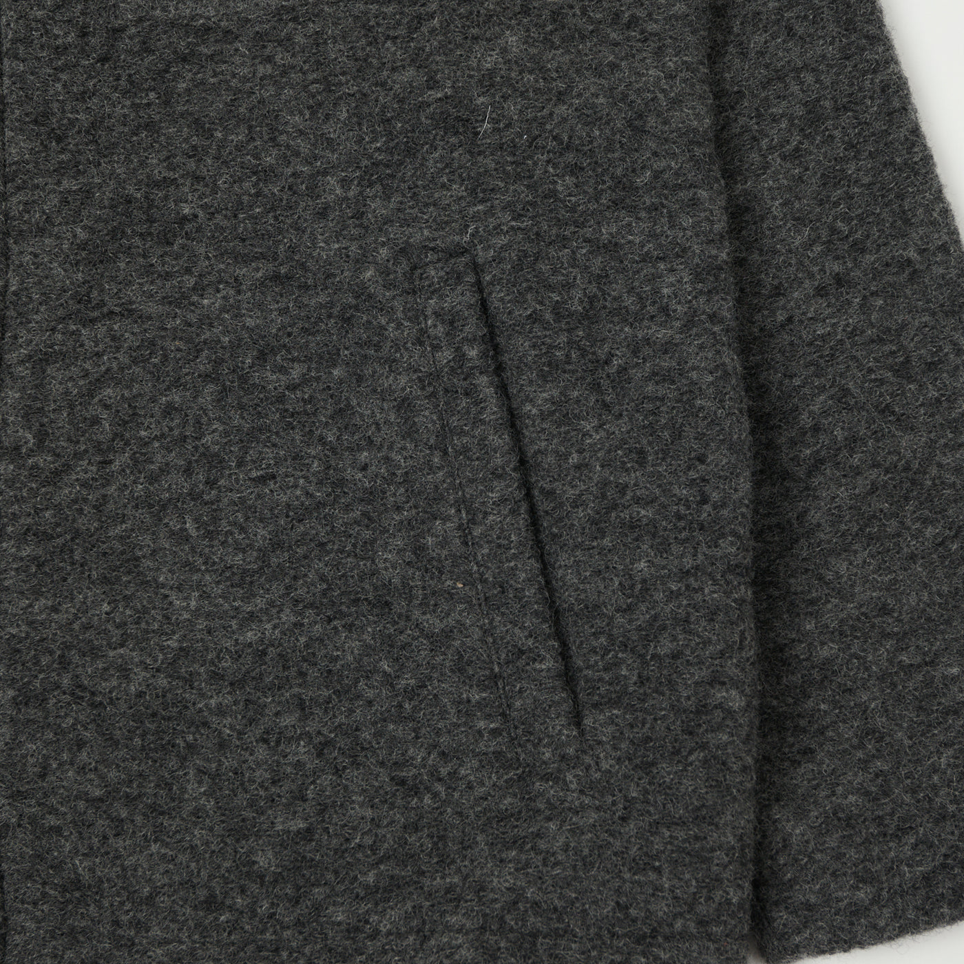 Hartford 'Duane' Knitted Wool Jacket - Charcoal | SON OF A STAG