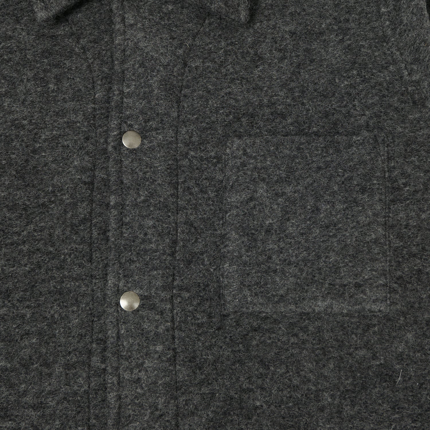 Hartford 'Duane' Knitted Wool Jacket - Charcoal