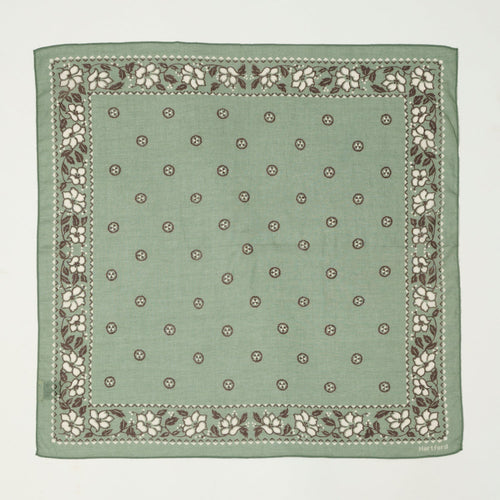 Hartford Hibiscus Bandana - Jade