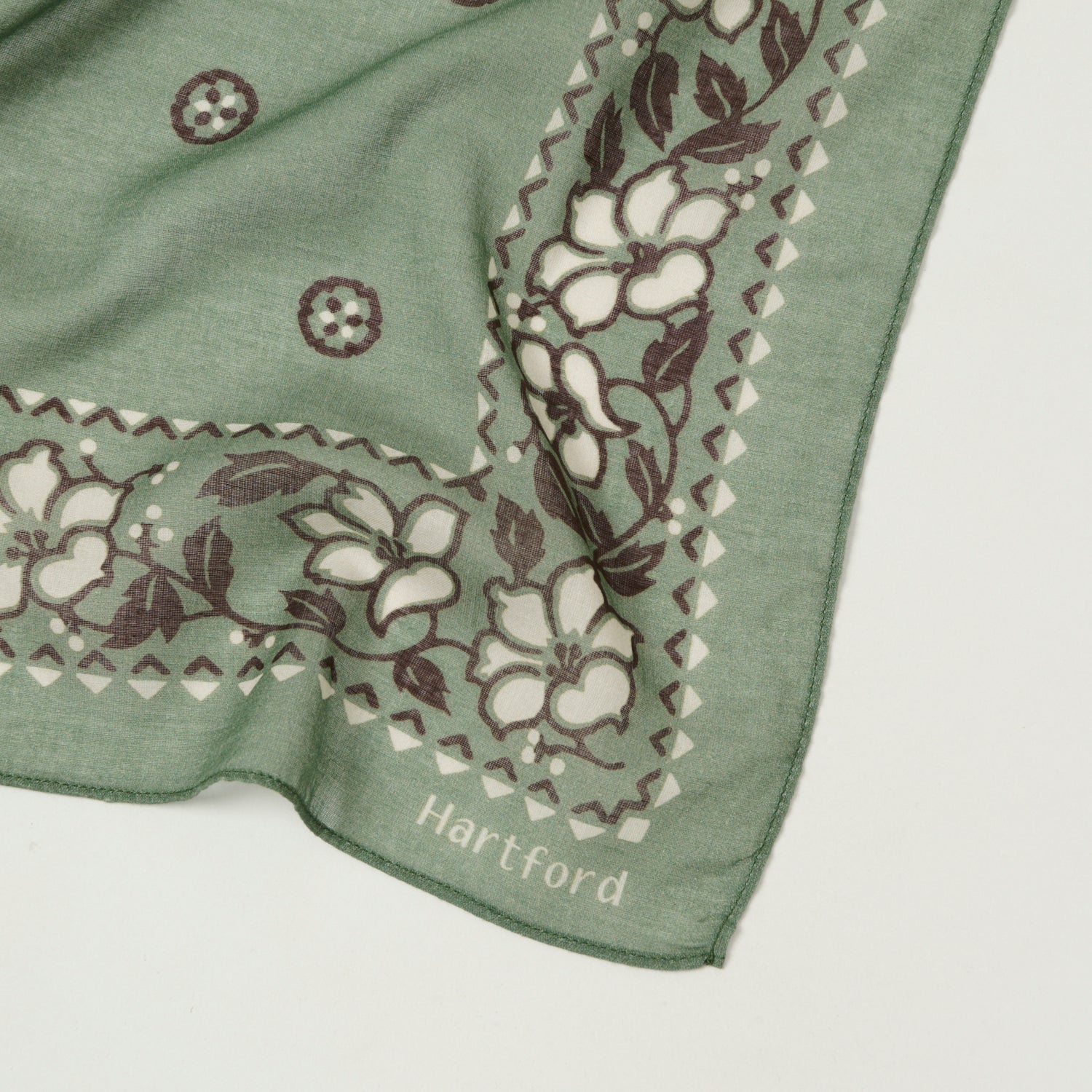 Hartford Hibiscus Bandana - Jade