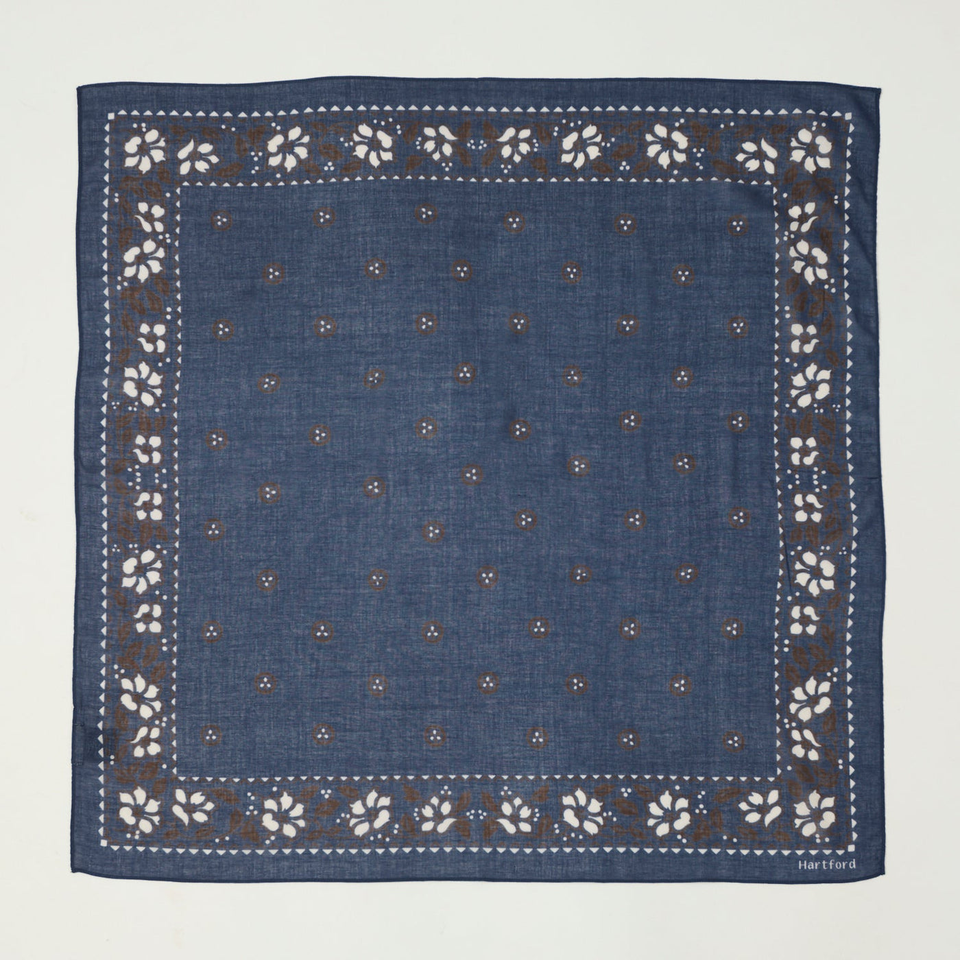 Hartford Hibiscus Bandana - Navy