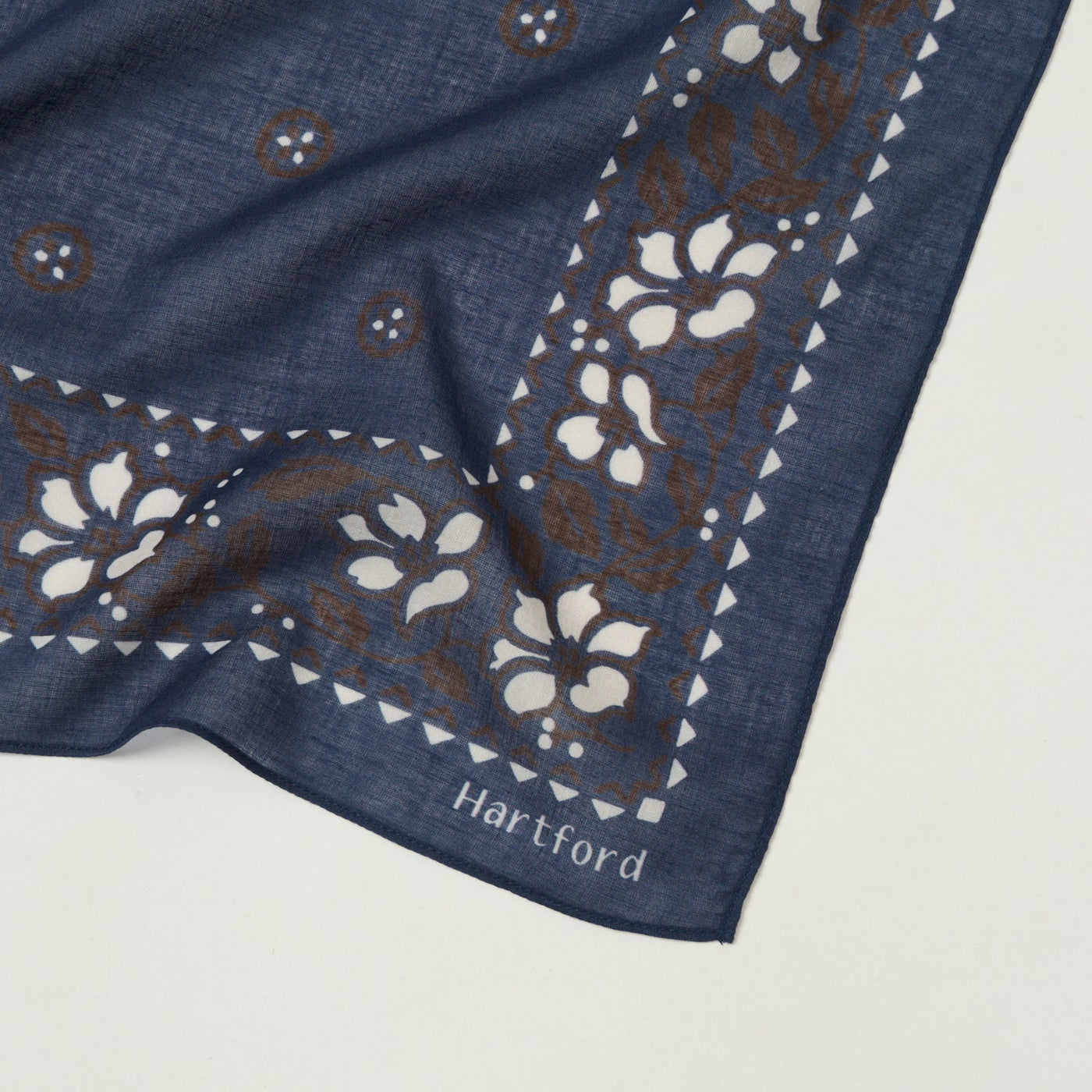 Hartford Hibiscus Bandana - Navy