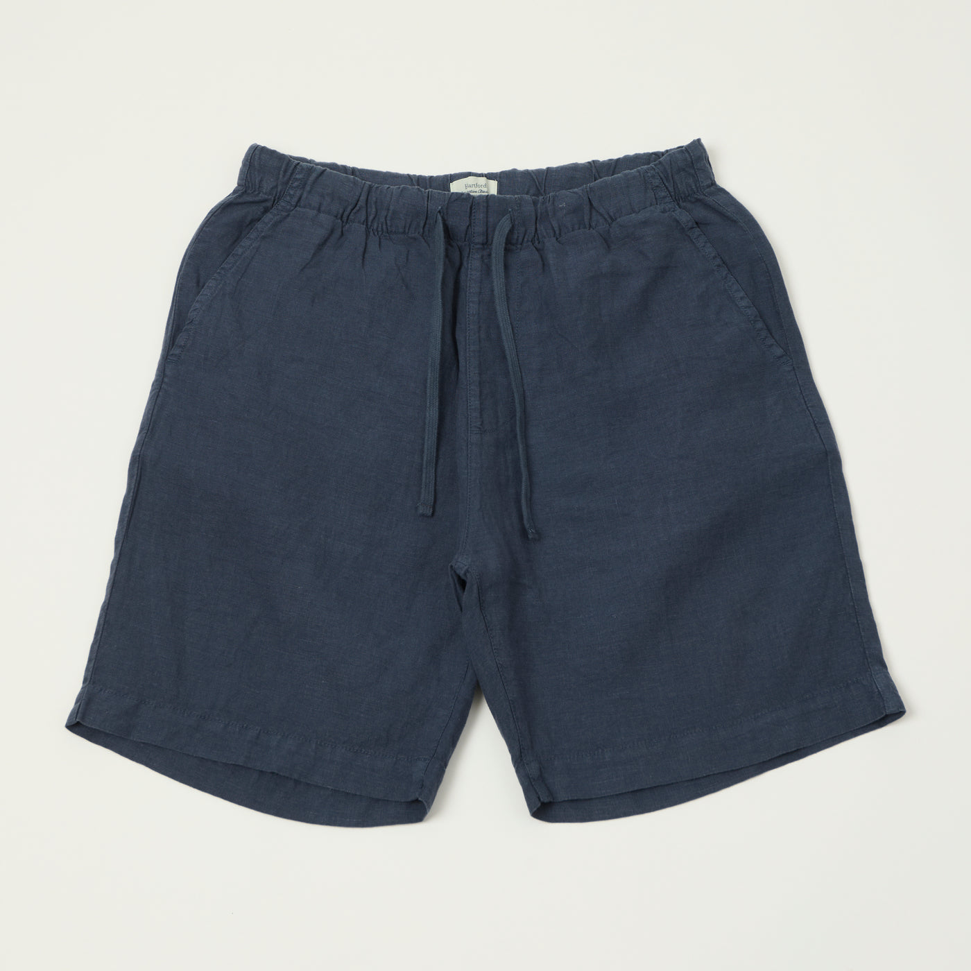 Hartford 'Joggy' Linen Short - Navy