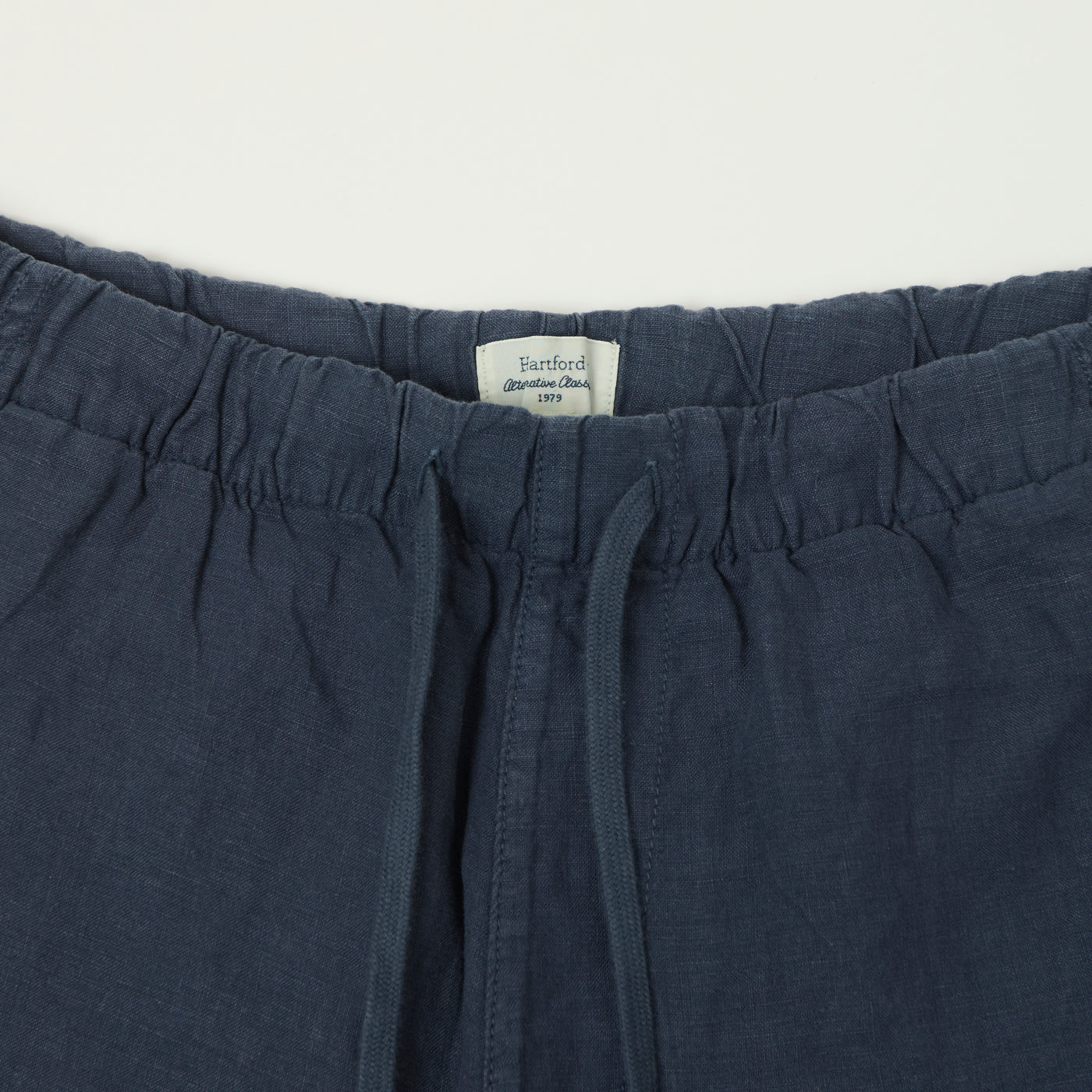 Hartford 'Joggy' Linen Short - Navy