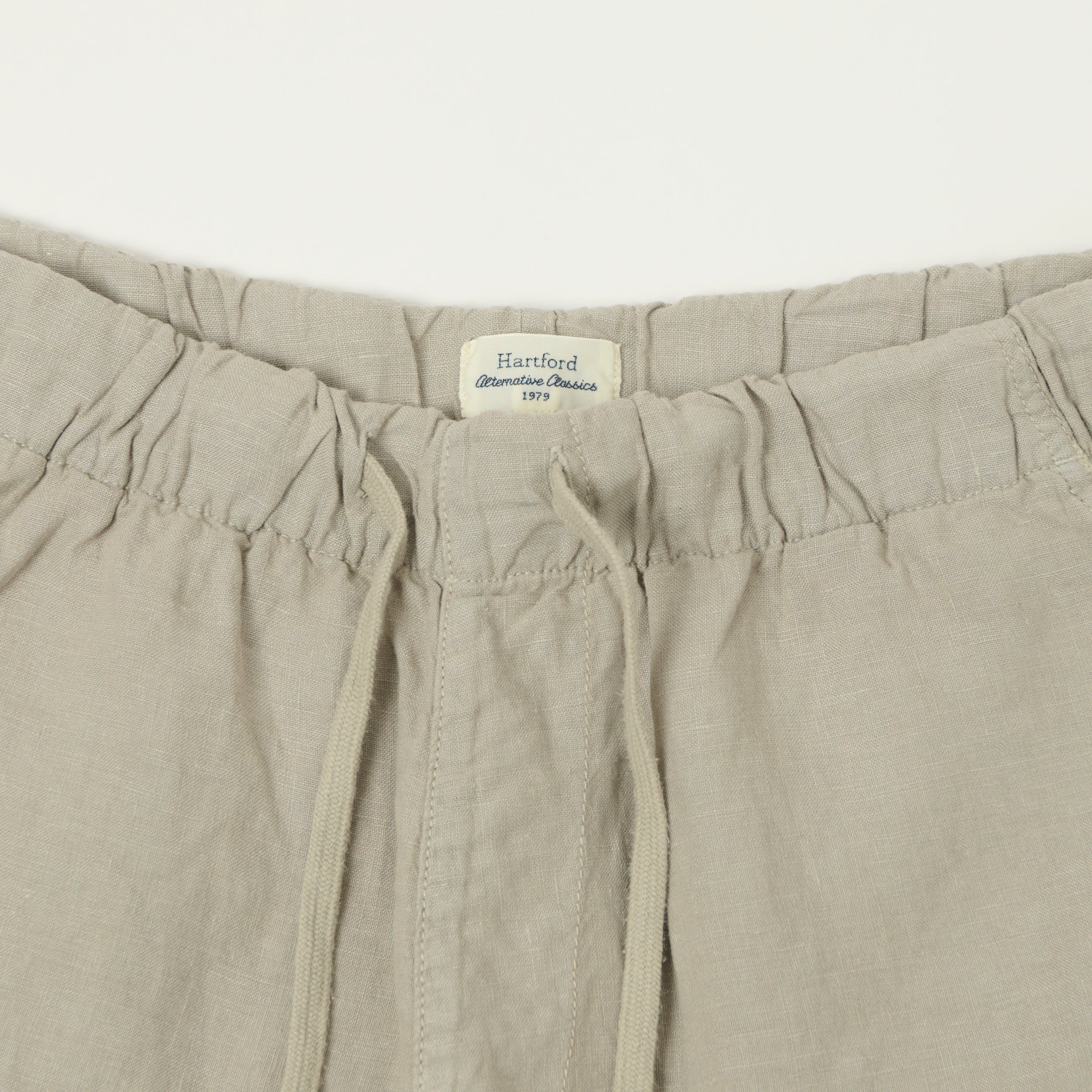 Hartford Linen 'Joggy' Shorts - Sage