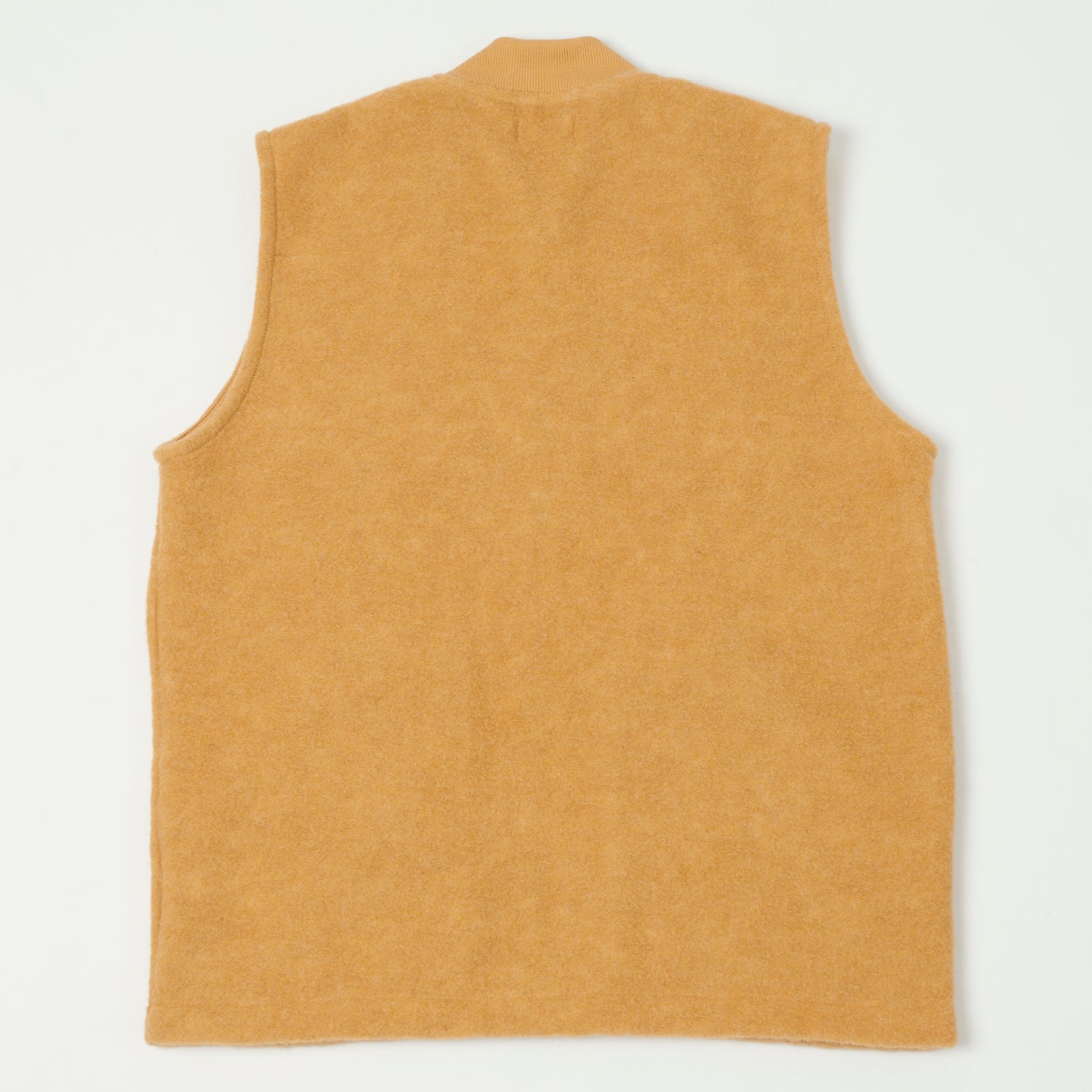 Hartford Knitted Wool Vest - Mustard