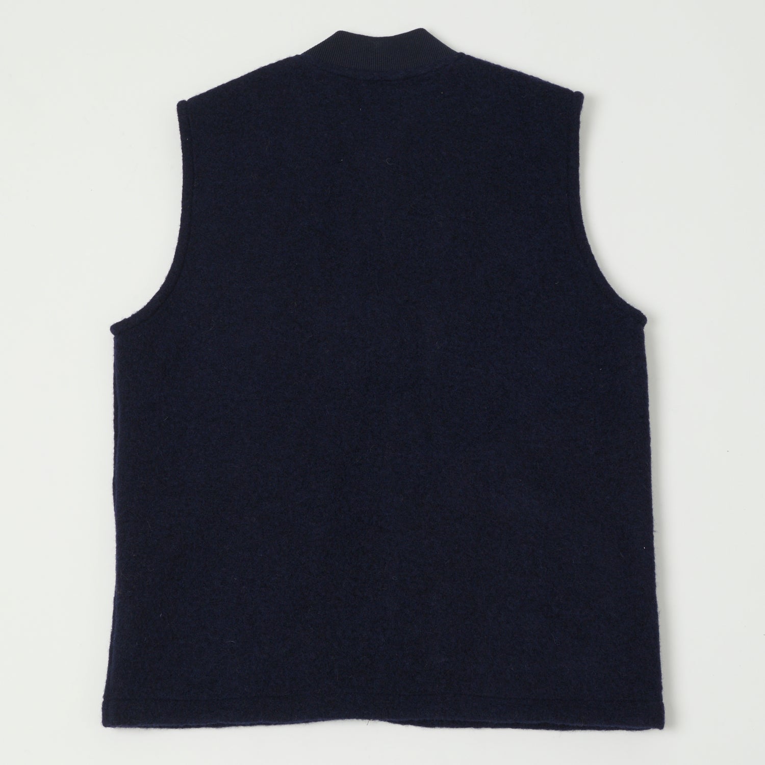 Hartford Knitted Wool Vest - Navy