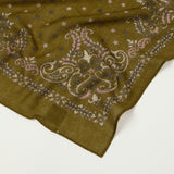 Hartford Large Wool Bandana Scarf - Gold