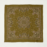 Hartford Large Wool Bandana Scarf - Gold